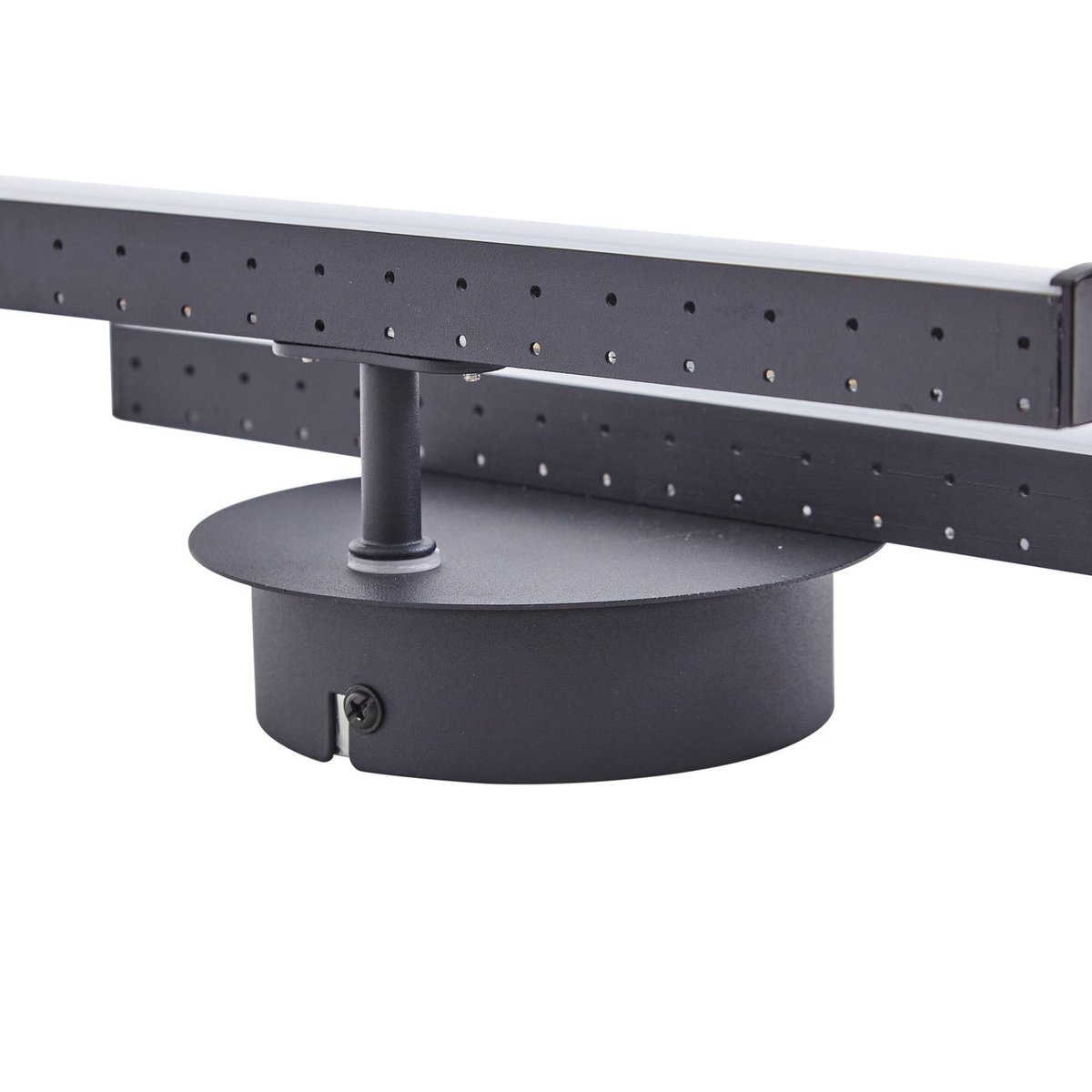 Plafonnier en aluminium moderneLED, Aurendor noir mat, LINDBY