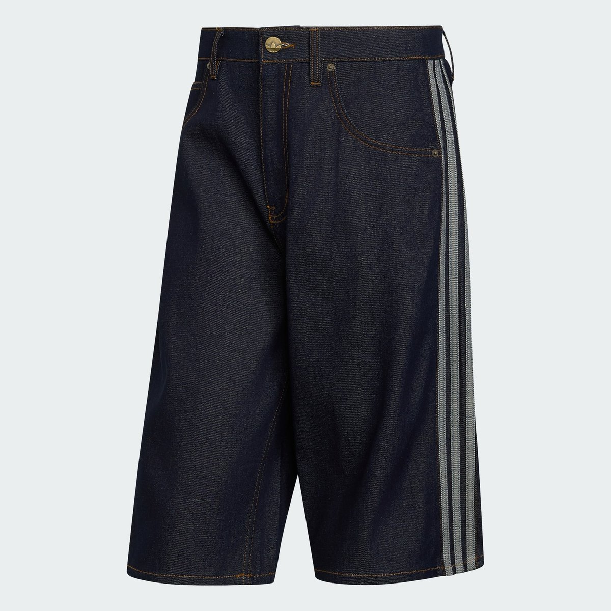 Jort Taille Mi-Haute Coupe Droite Firebird Adicolor Jort Taille Mi-Haute Coupe Droite Firebird Adicolor indigo denim, adidas Originals