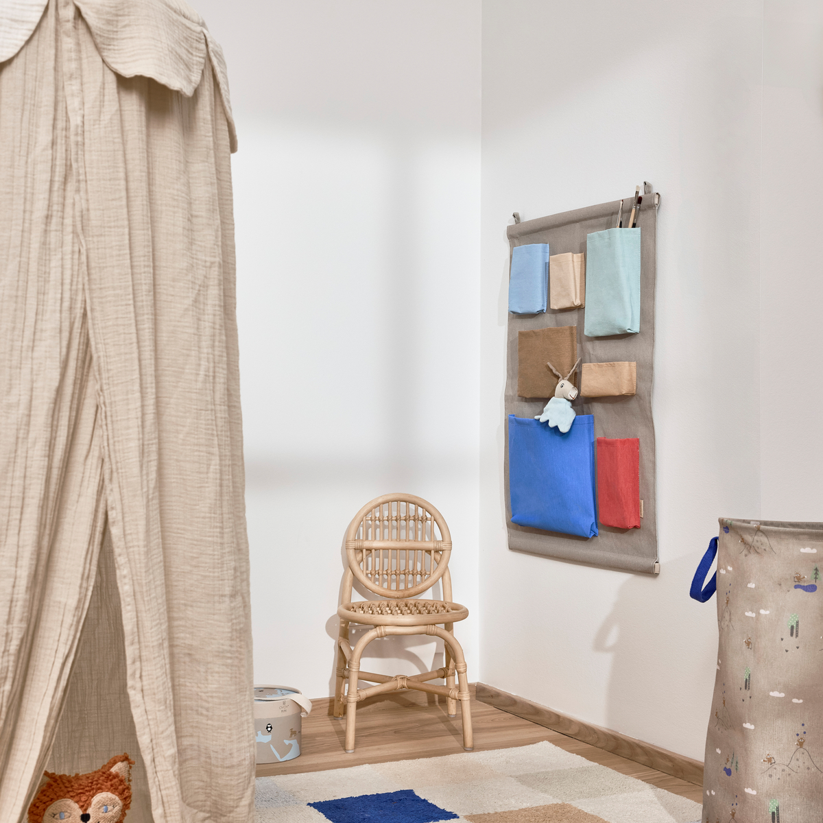 Grand panier de rangement MINI beige, OYOY LIVING DESIGN