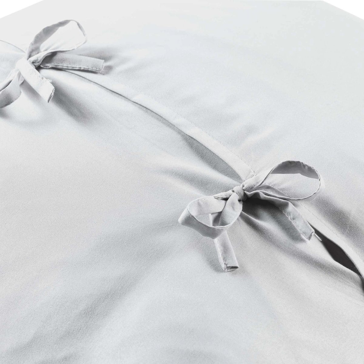 Housse de coussin Cottage 45 cm lin et blanc marron, EDEN