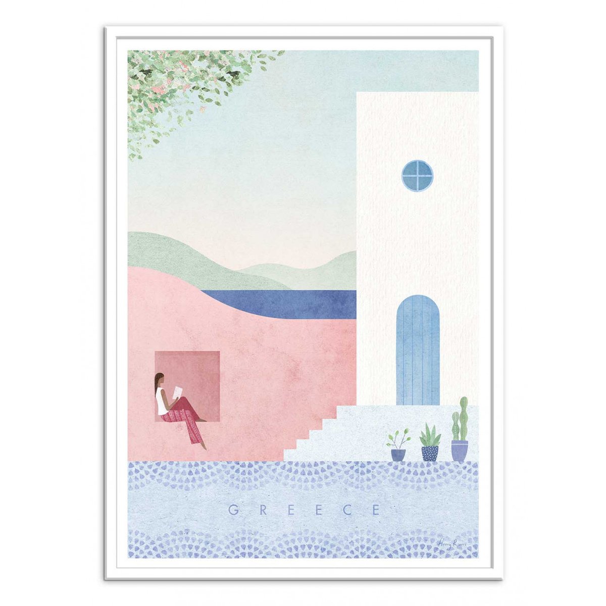 Affiche d'art - Greece - Henry Rivers affiche d'art, WALL EDITIONS