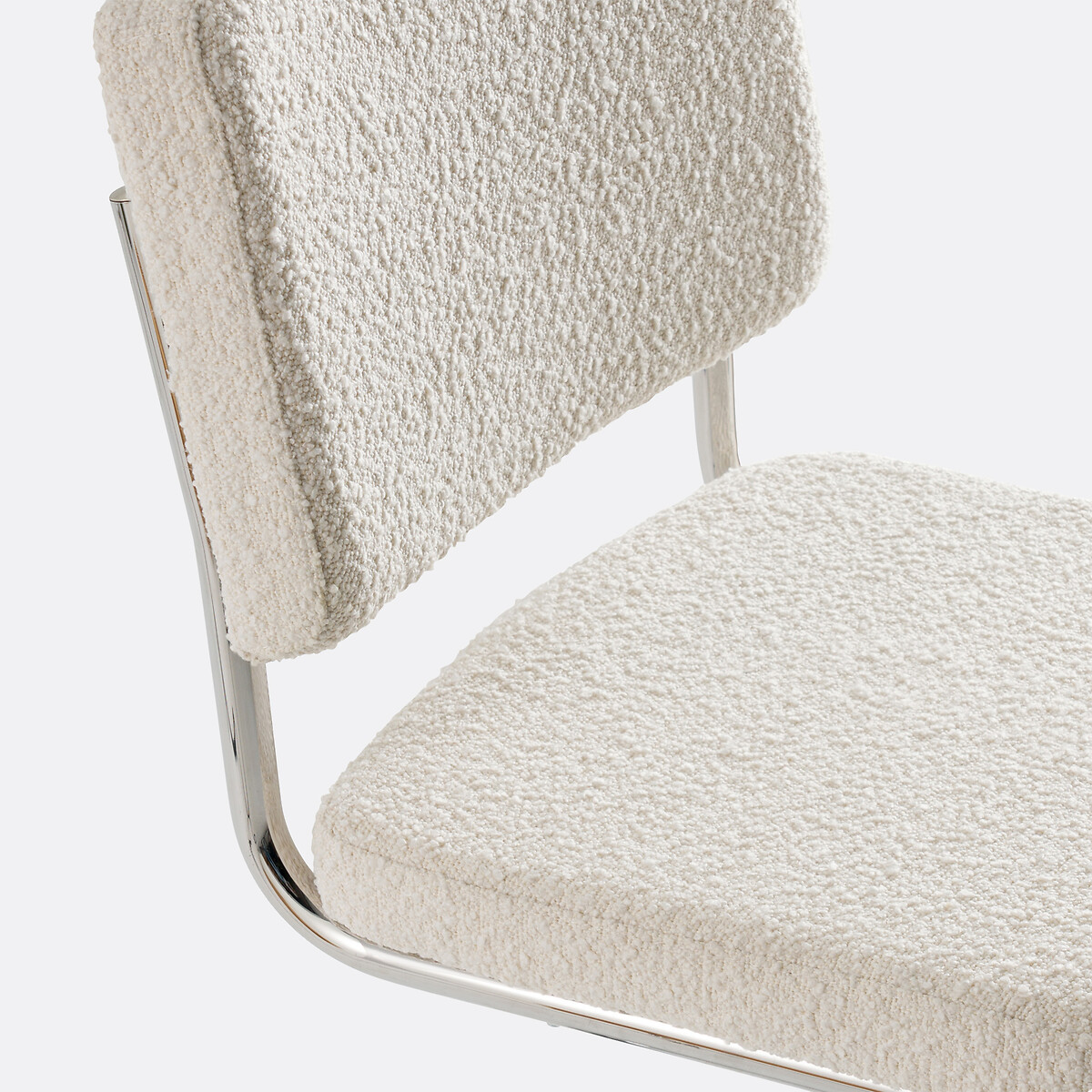 Lot 2 de chaises bouclette, Sarva ecru, LA REDOUTE INTERIEURS