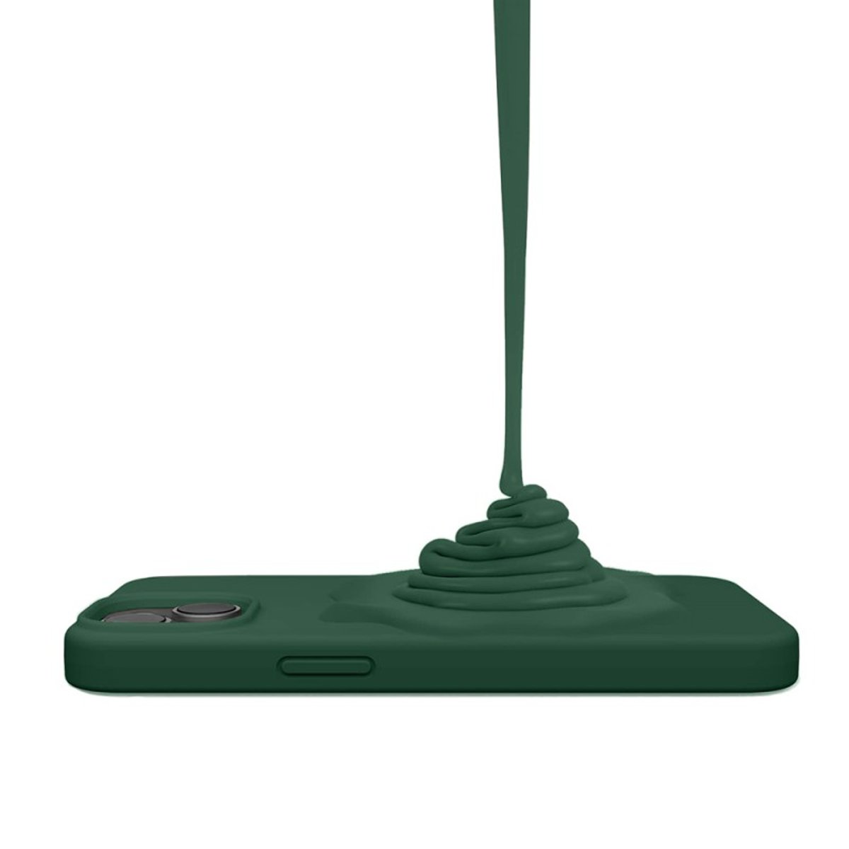 Coque iPhone 15 antichoc + 2 vitres vert, EVETANE