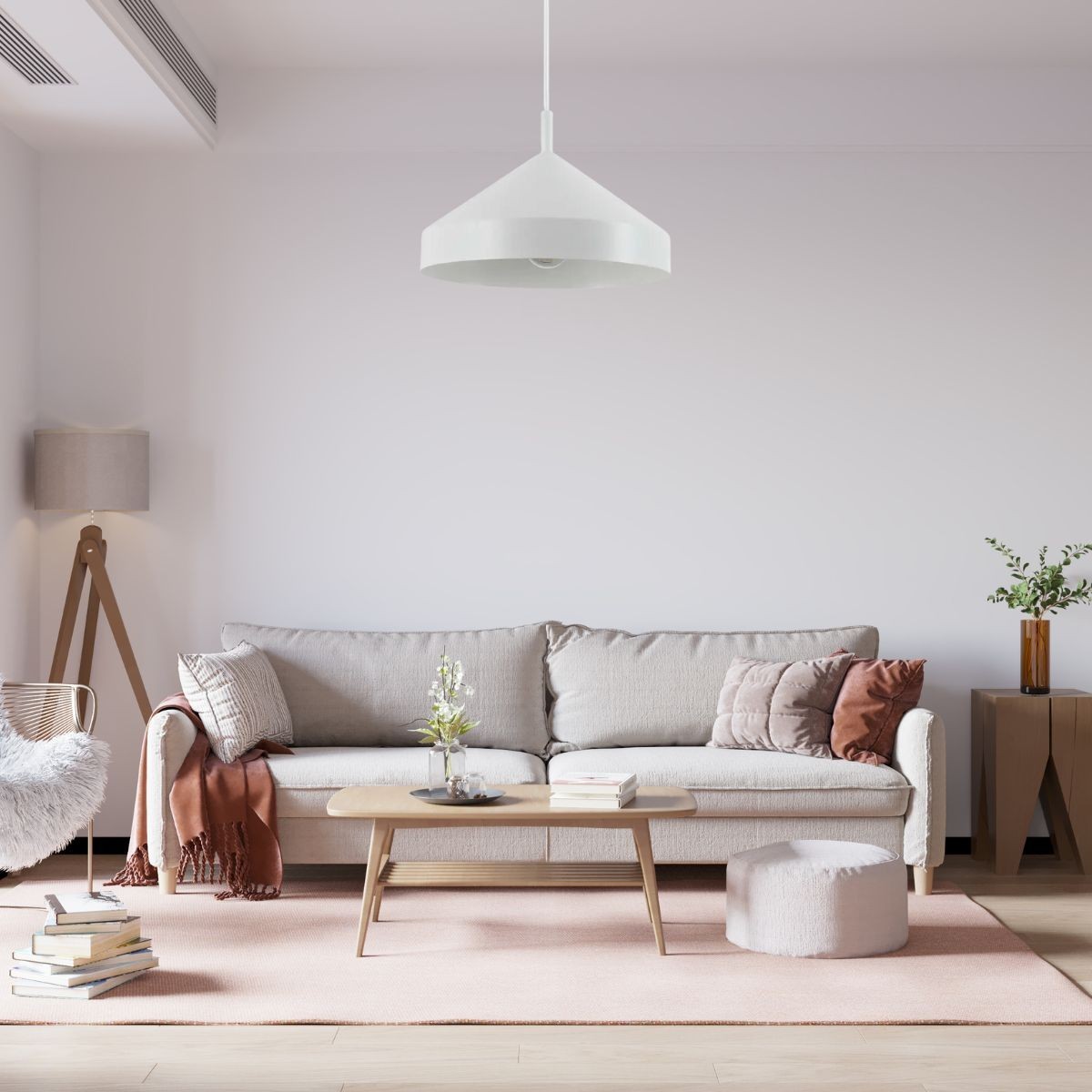 Suspension YURTA blanc, IDEAL LUX