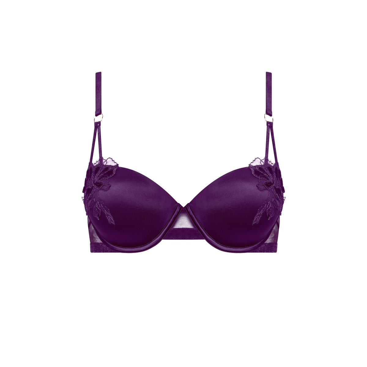 Soutien-gorge préformé VELVET LUXE violet, LISCA