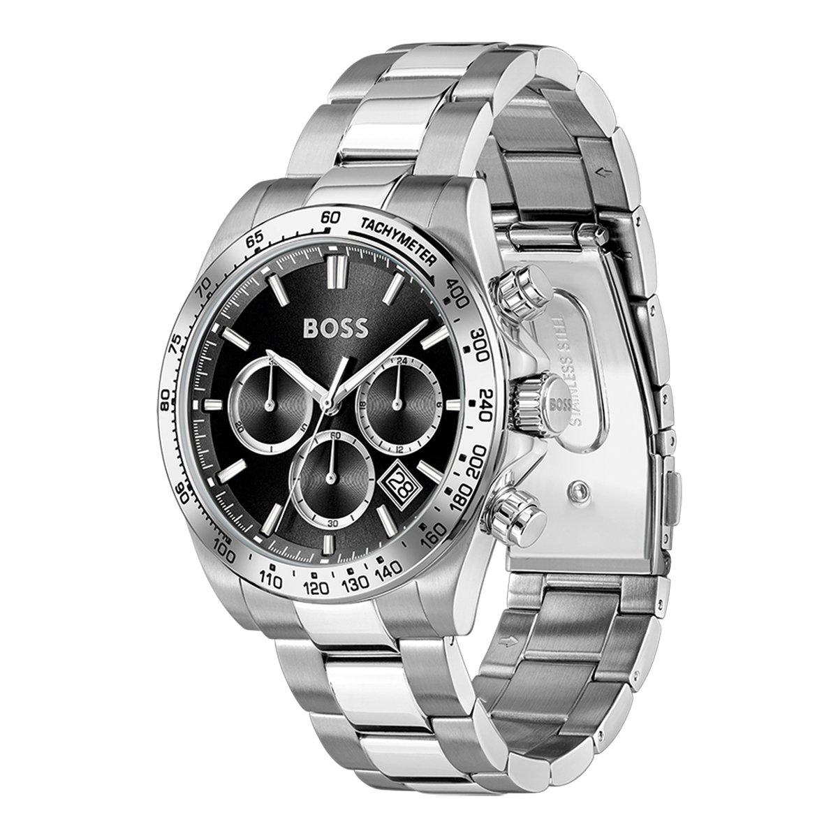 Montre Analogique HERO argenté noir argenté, BOSS