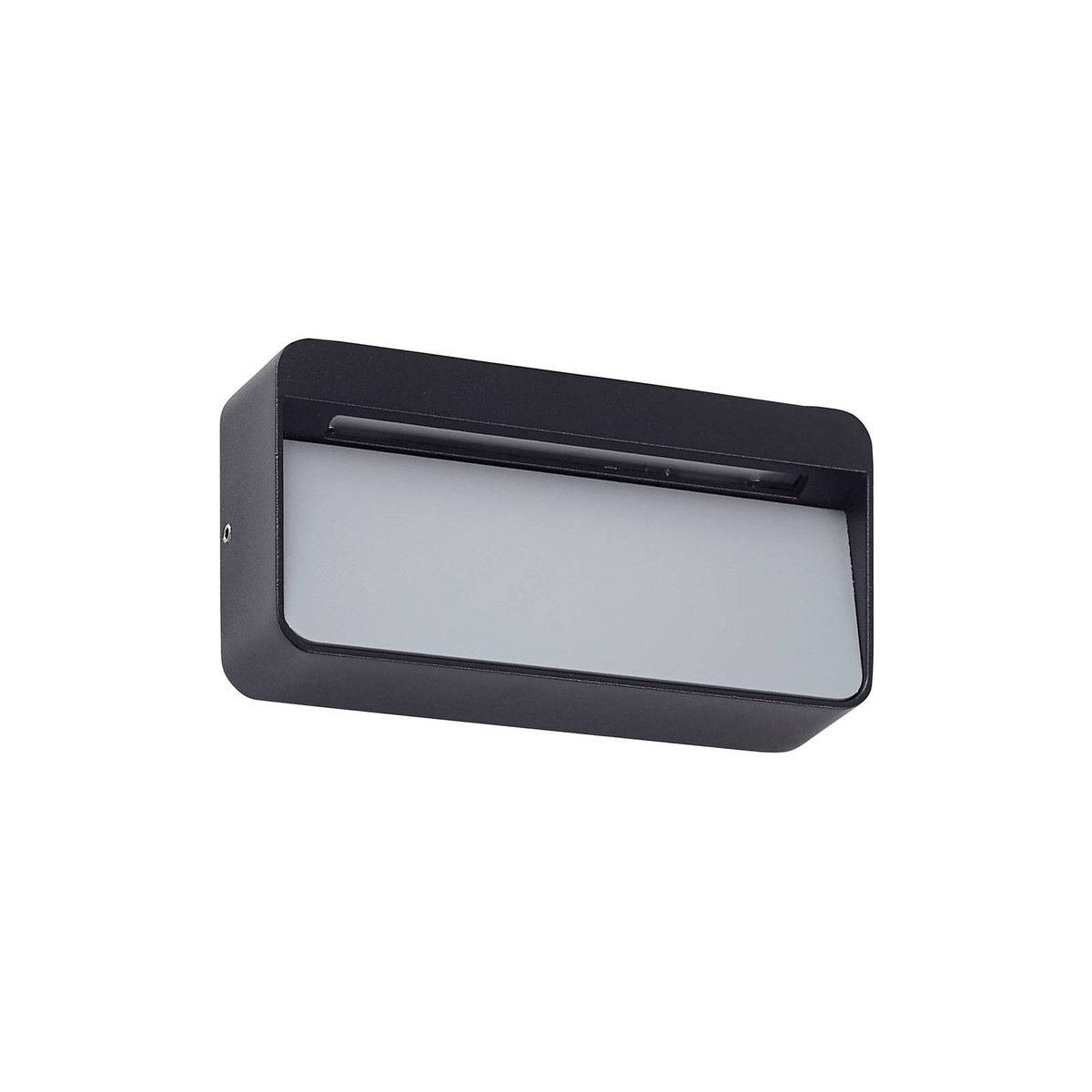 Applique extérieure en aluminium moderneLED noir, LUCANDE