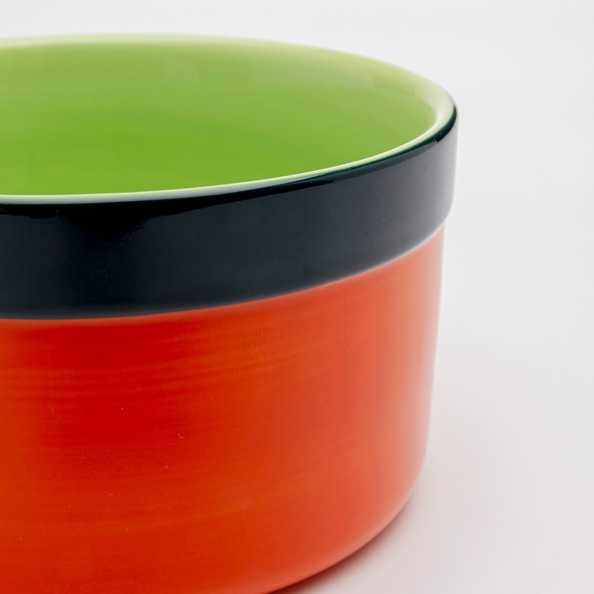 Lot de 4 bols en grès, CAPRI orange, KARE DESIGN