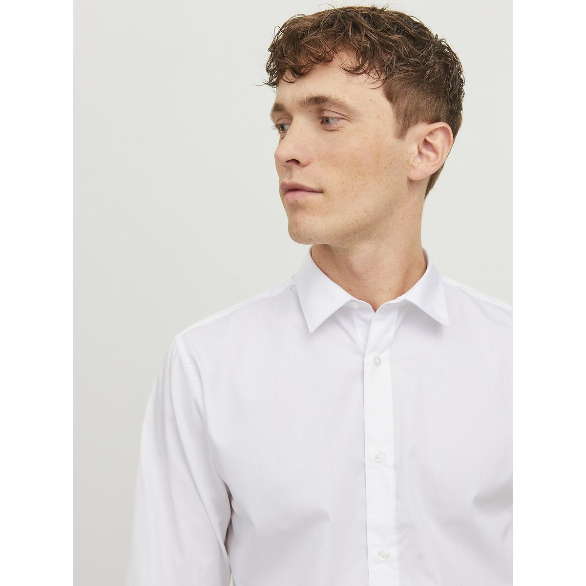 Slim-Fit-Hemd weiss, JACK & JONES
