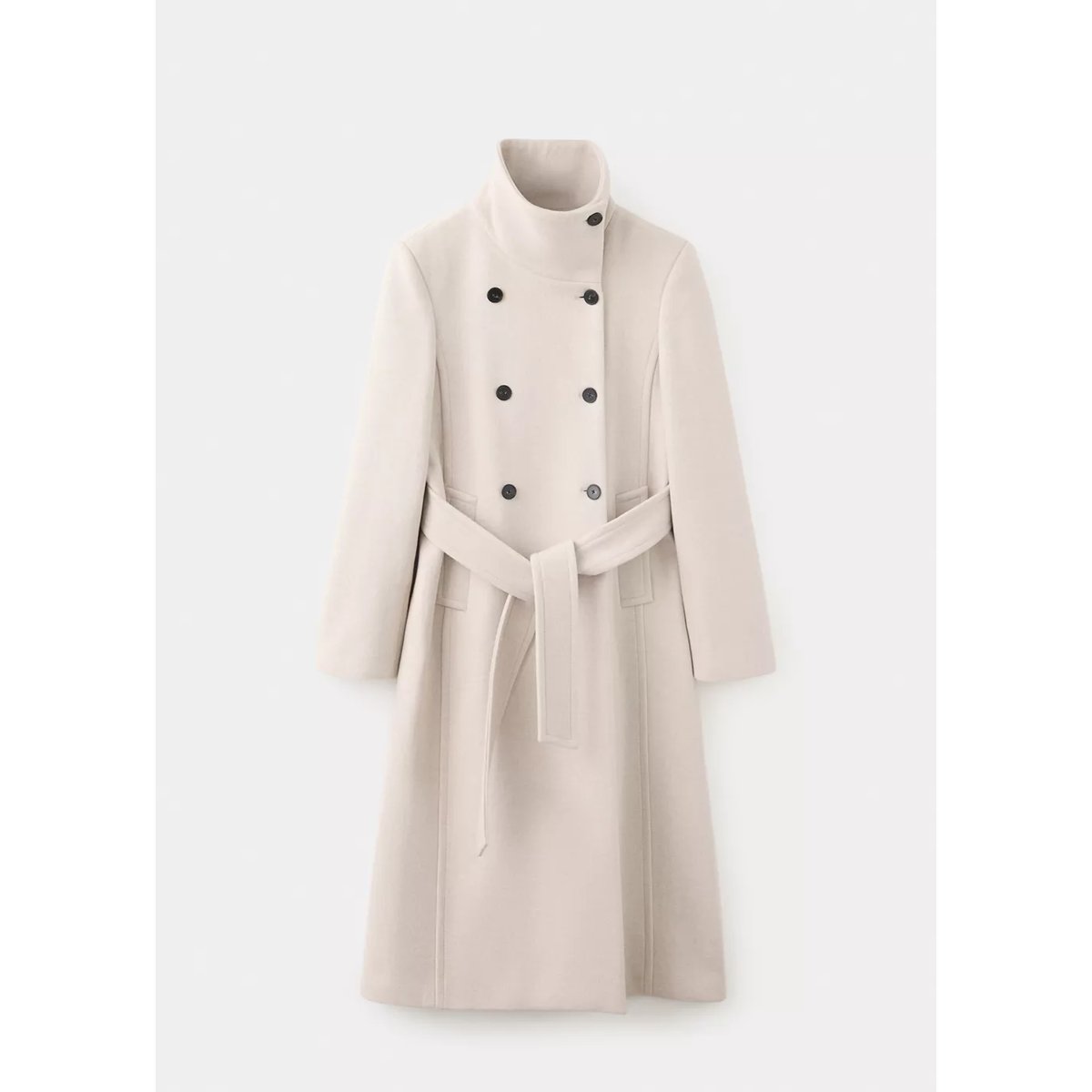 COAT SIRENITA gris clair/pastel, MANGO