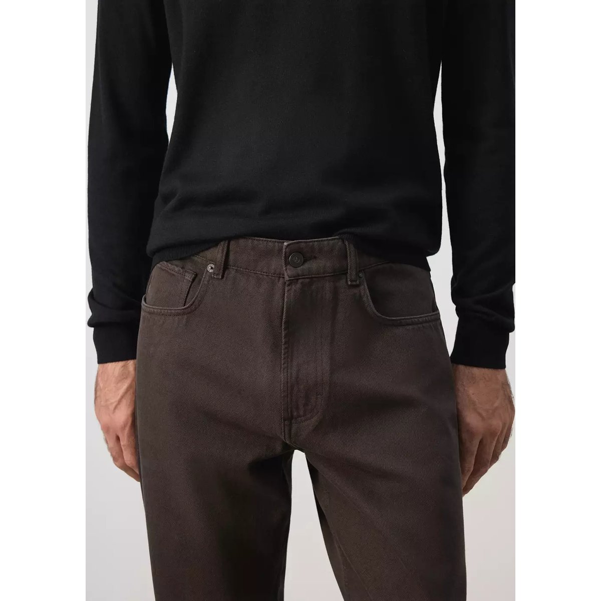 Jean Bob regular-fit marron, MANGO MAN