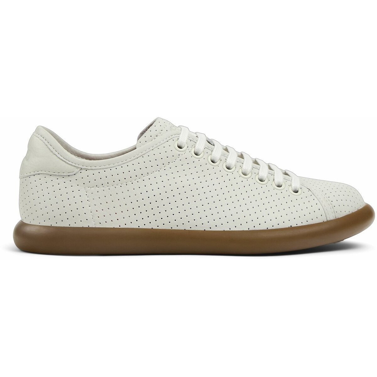 Pelotas Soller Trainers in Perforated Leather white, CAMPER