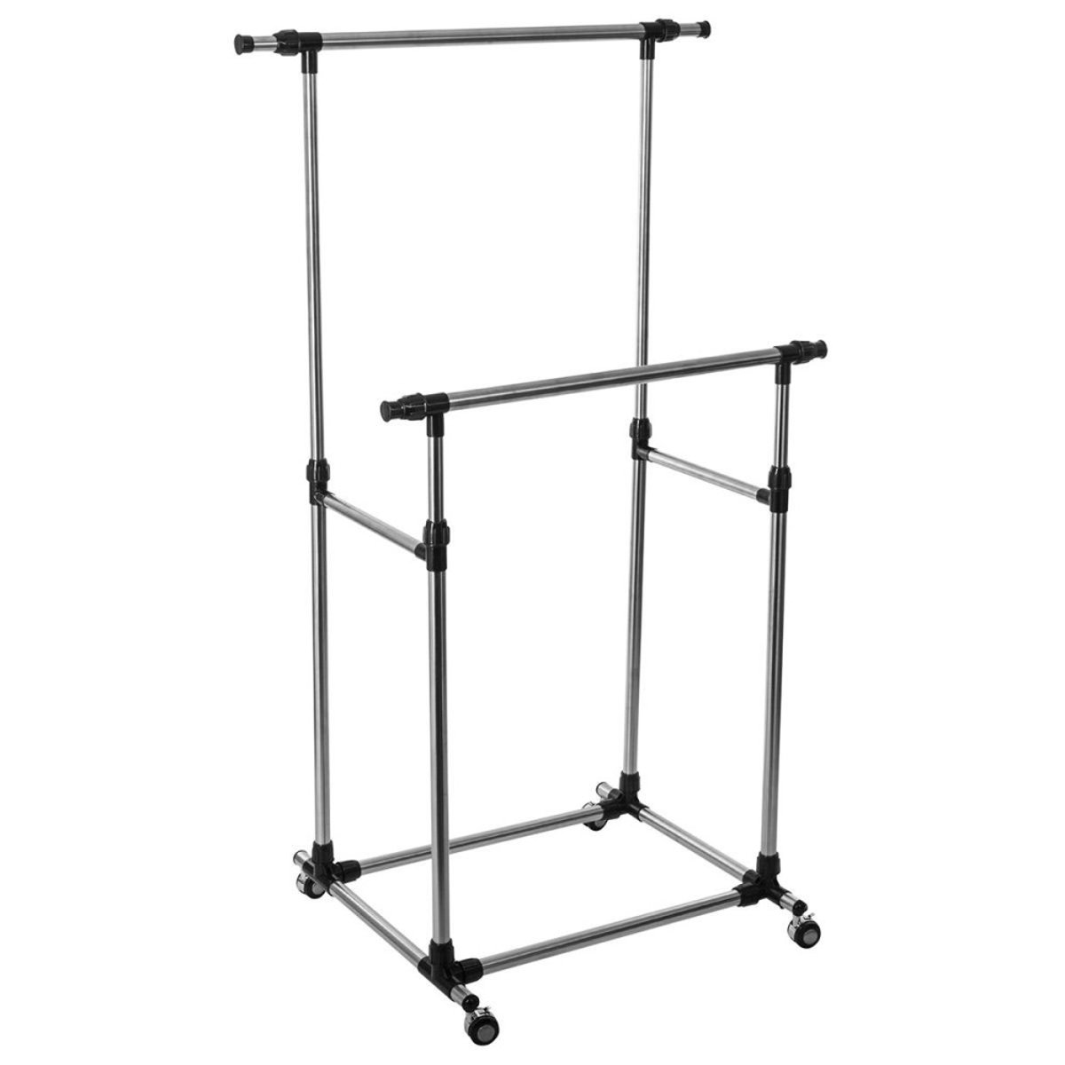 Portant à Vêtements Double Venus Premium noir, ATMOSPHERA