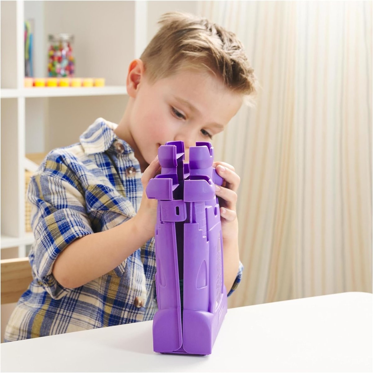 Étui Kinetic Sand Castle vert, SPIN MASTER
