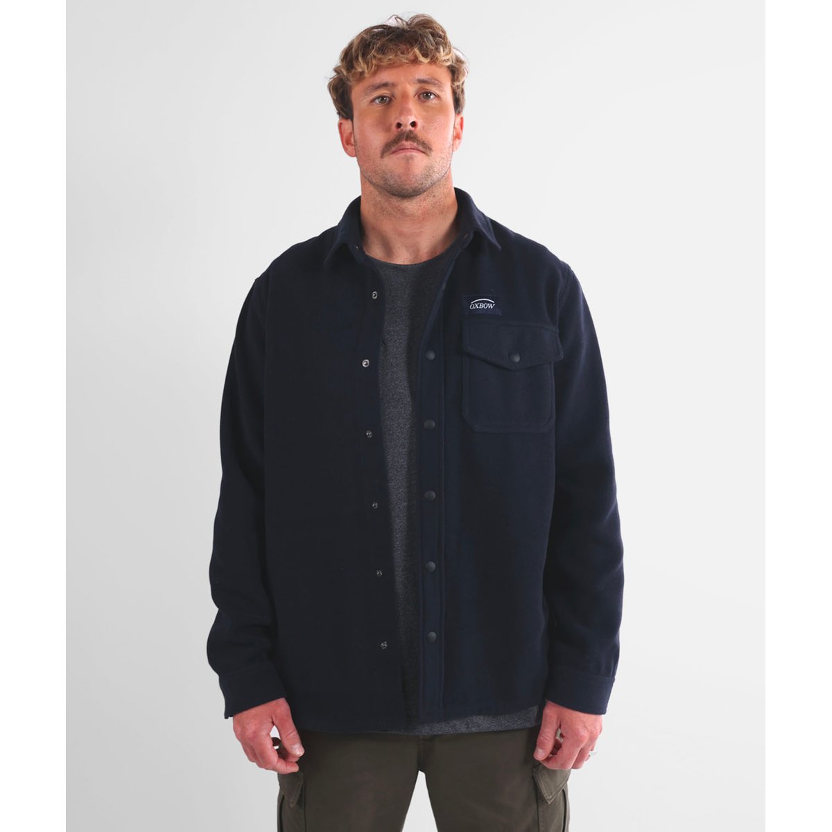 Surchemise twill MIST deep marine, OXBOW