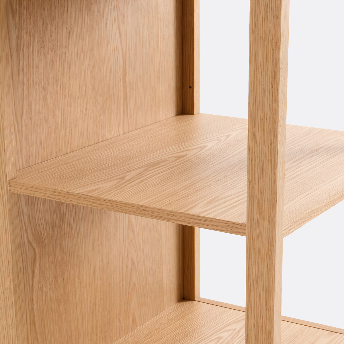 Libreria impiallacciata in rovere, 1 anta, SENSSIA color quercia, LA REDOUTE INTERIEURS