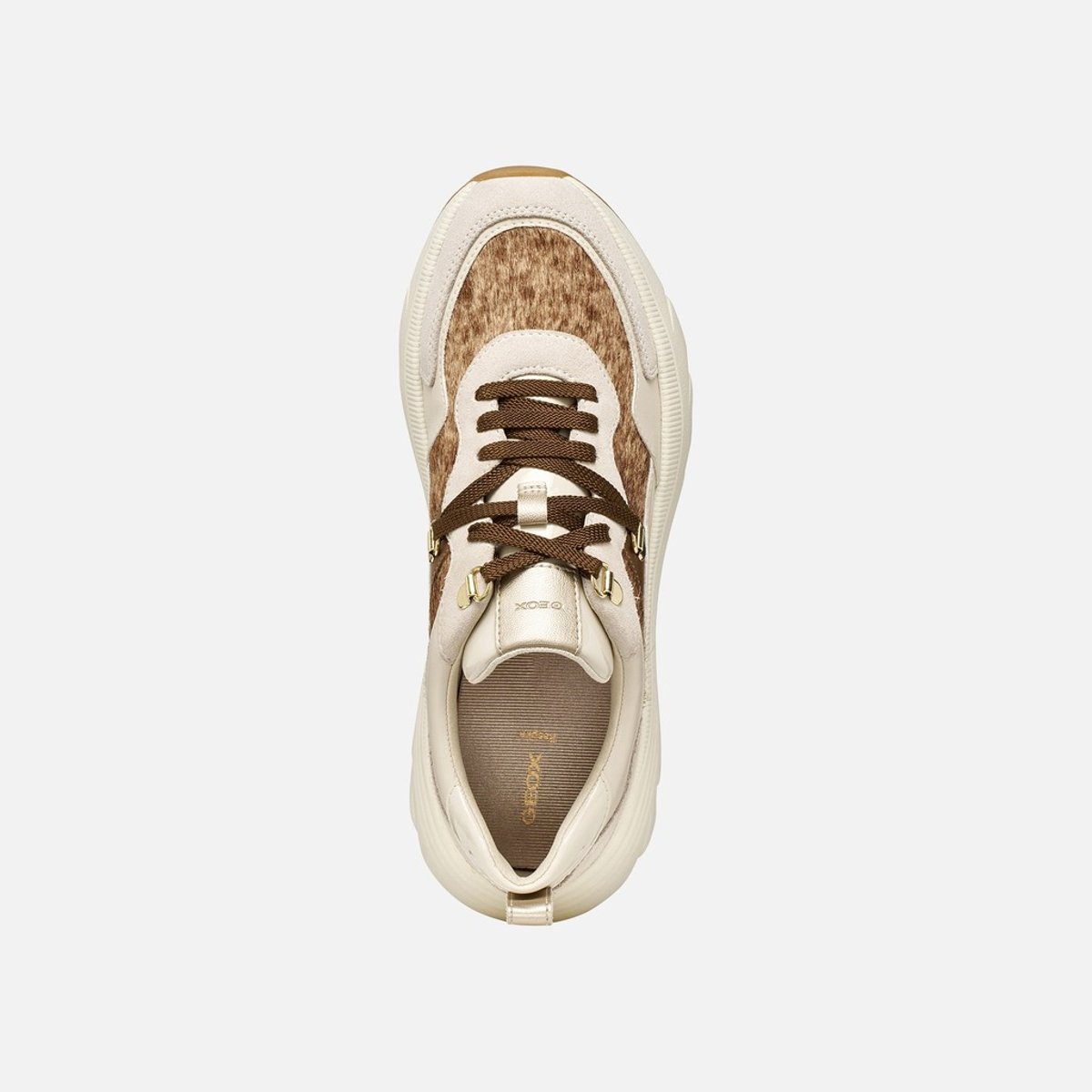 Baskets  D DIAMANTA blanc cassé/beige clair, GEOX