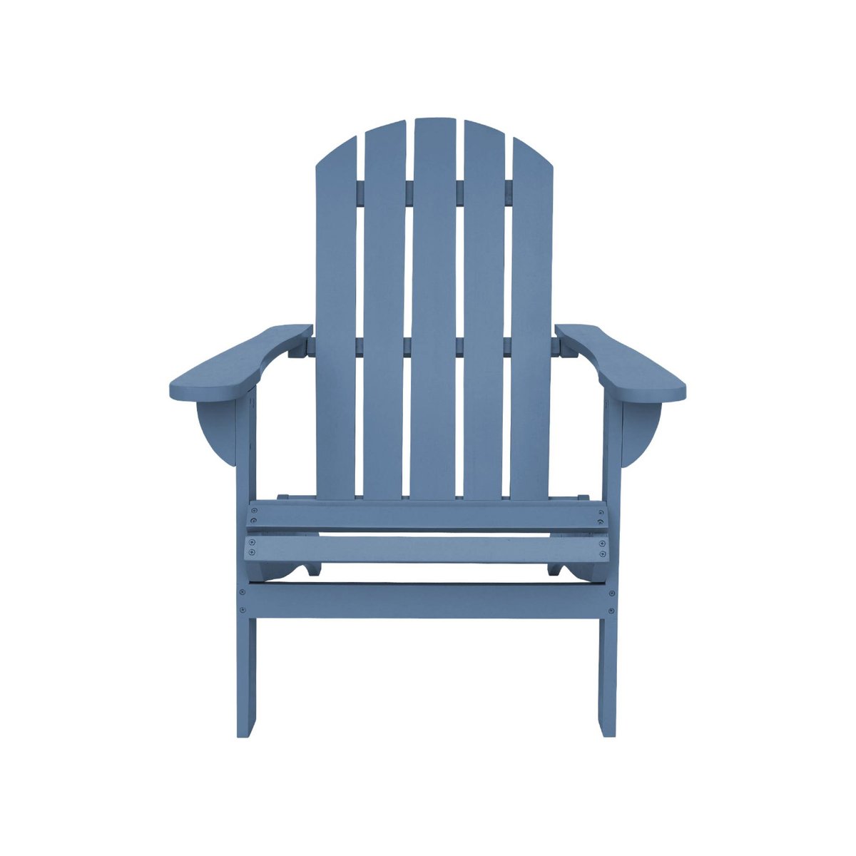 Fauteuil bois d'acacia avec accoudoirs KERINA bleu, SWEEEK