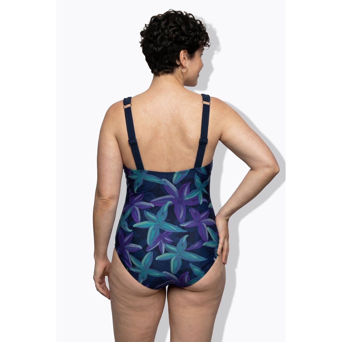 Maillot de bain, bonnets souples bleu foncé, ULLA POPKEN
