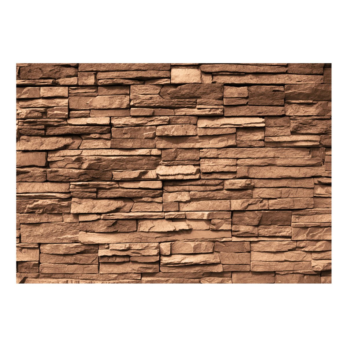 Papier peint intissé panoramique Chocolate Stones multicouleur, EDEN