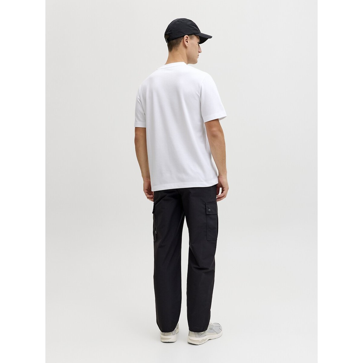T-Shirt mit Pailletten-Motiv weiss, JACK & JONES