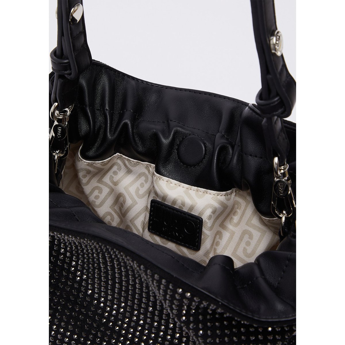 Sac Riccy format petit avec strass noir, LIU JO