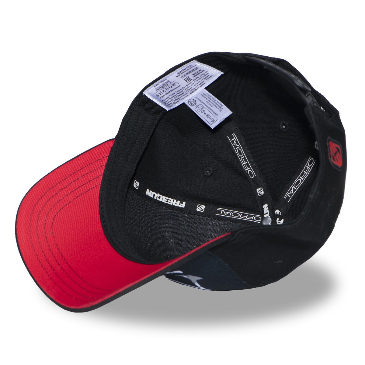 Casquette Assassin's Creed Shadows noir/blanc/rouge, FREEGUN