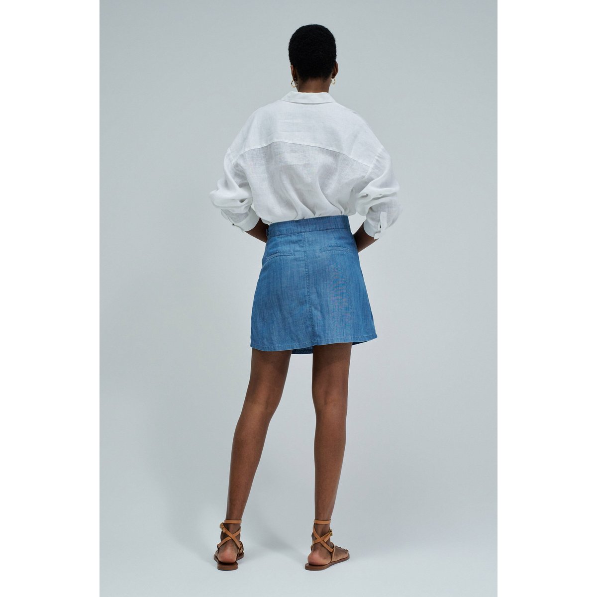 SKORT EN LIGHTDENIM bleu, SALSA JEANS