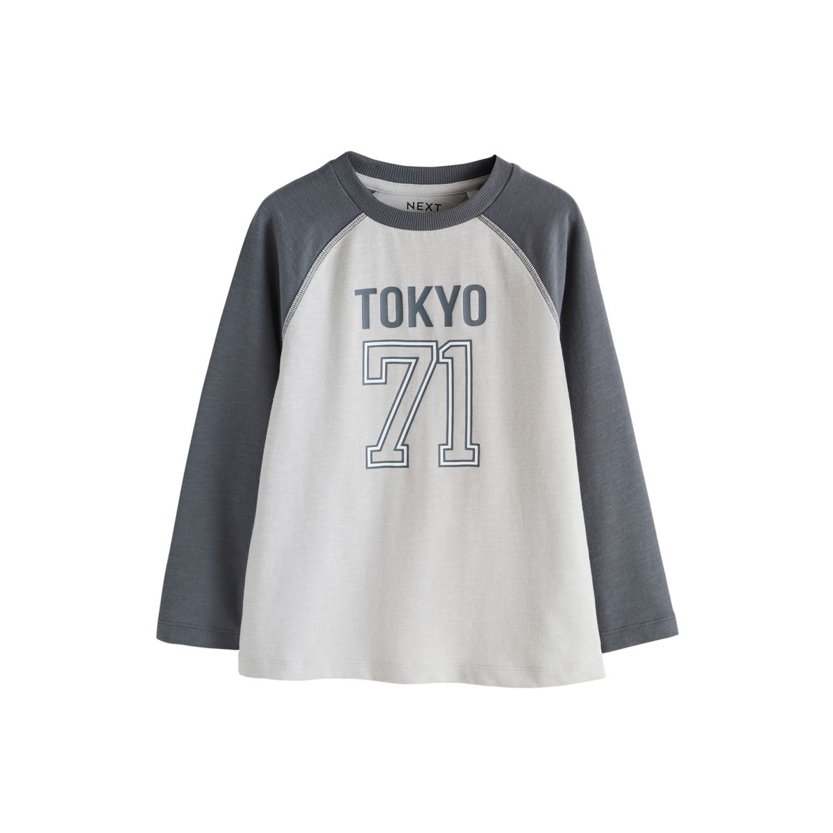 T-shirt standard à manches longues, lot de 3 raglan, NEXT