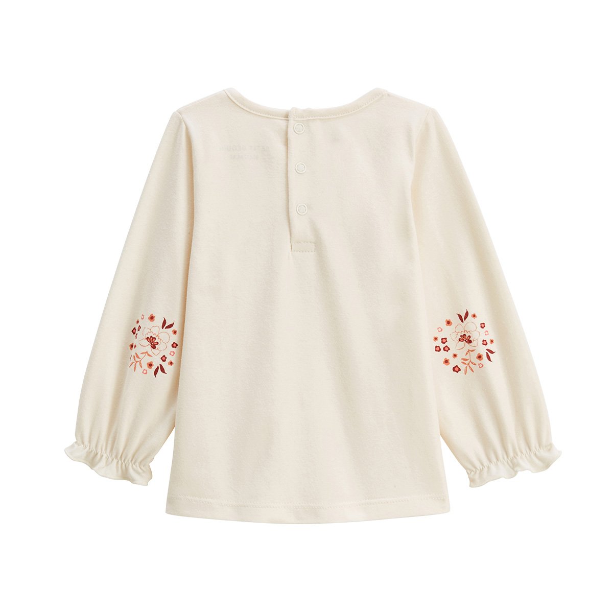 Ensemble salopette bébé en molleton et t-shirt Manouk corail, PETIT BEGUIN