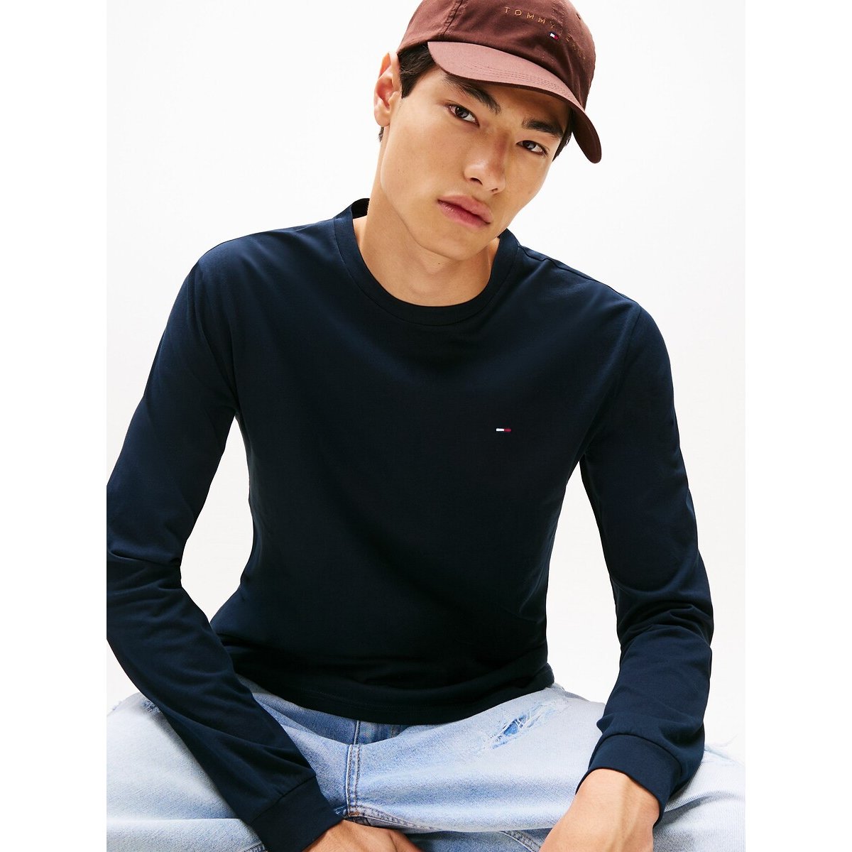 Pack of 2 T-Shirts with Long Sleeves black, TOMMY JEANS
