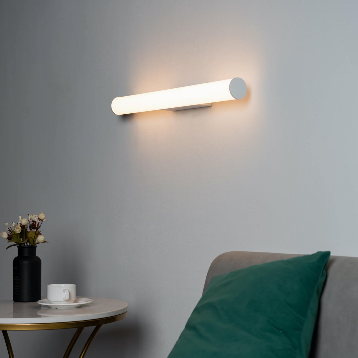 Applique murale longue et discrète - MASUDA blanc, KOSILUM