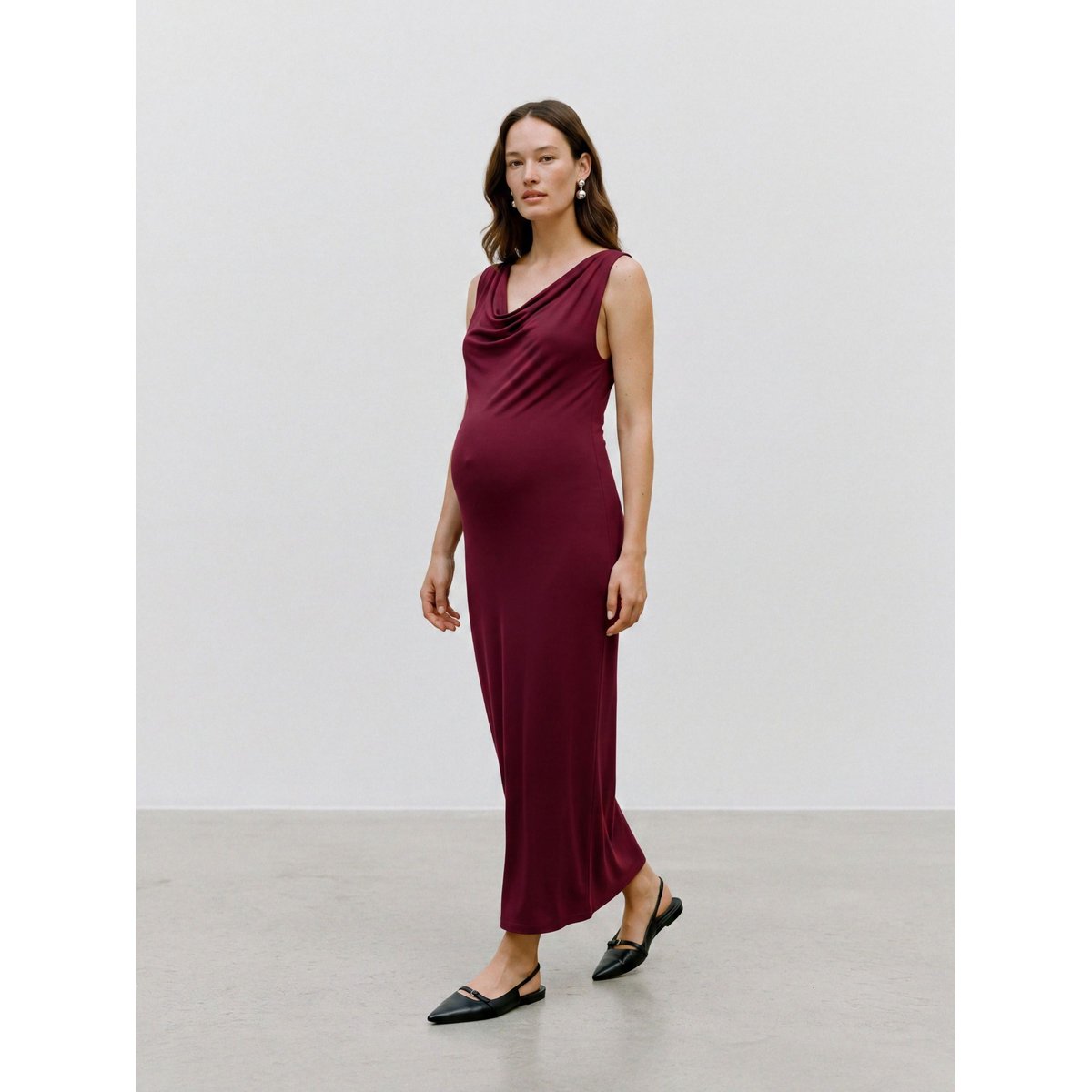 Robe windsor wine, VERO MODA