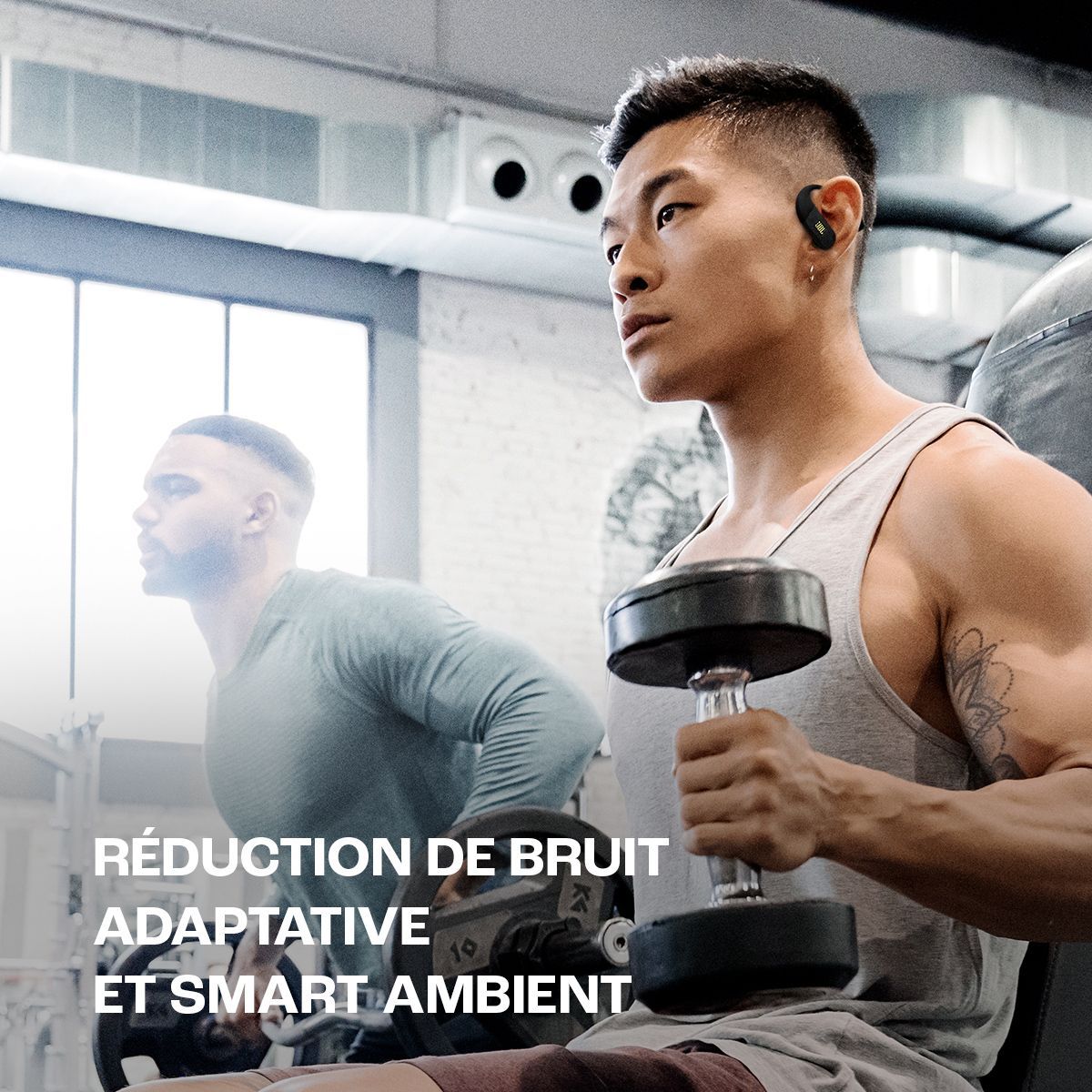 Ecouteurs sport Endurance Peak 4 Noir et Gris noir, JBL