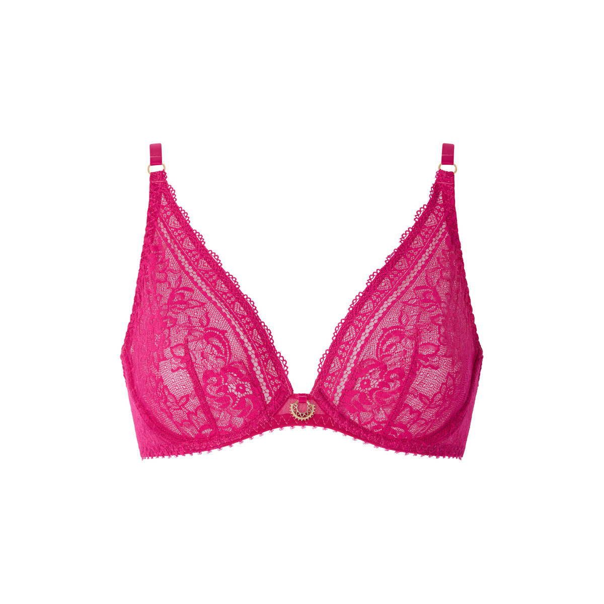 Soutien-gorge Triangle avec armatures Ivresse baroque pink muse, AUBADE