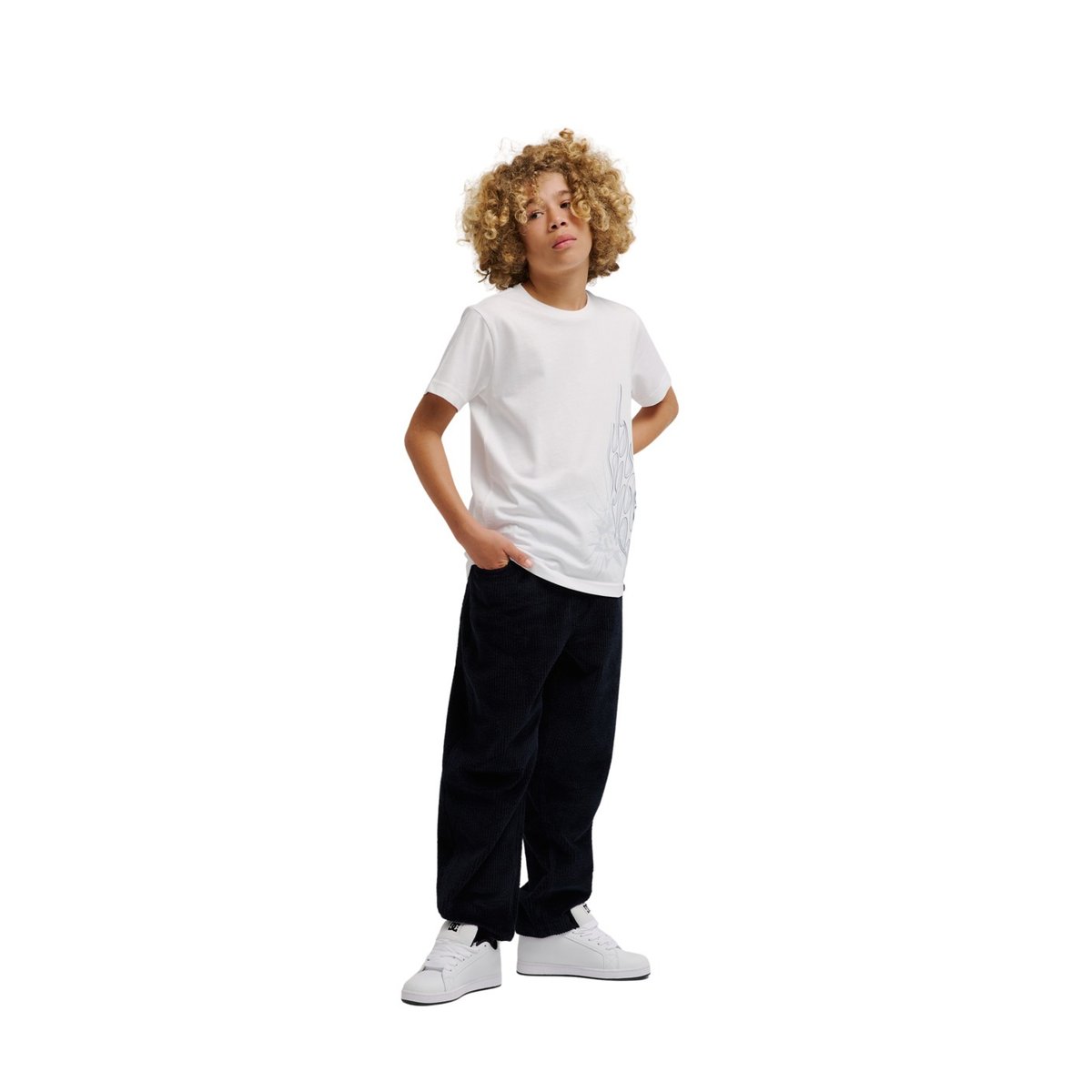Pantalon en velours BARREL CORD. noir black, DC SHOES