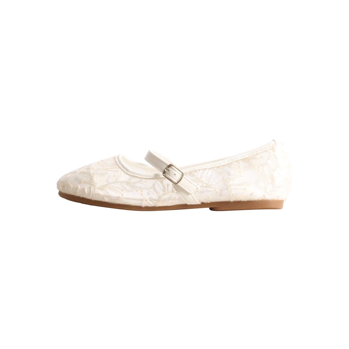 Ballerine à Brides blanc, ENZA NUCCI