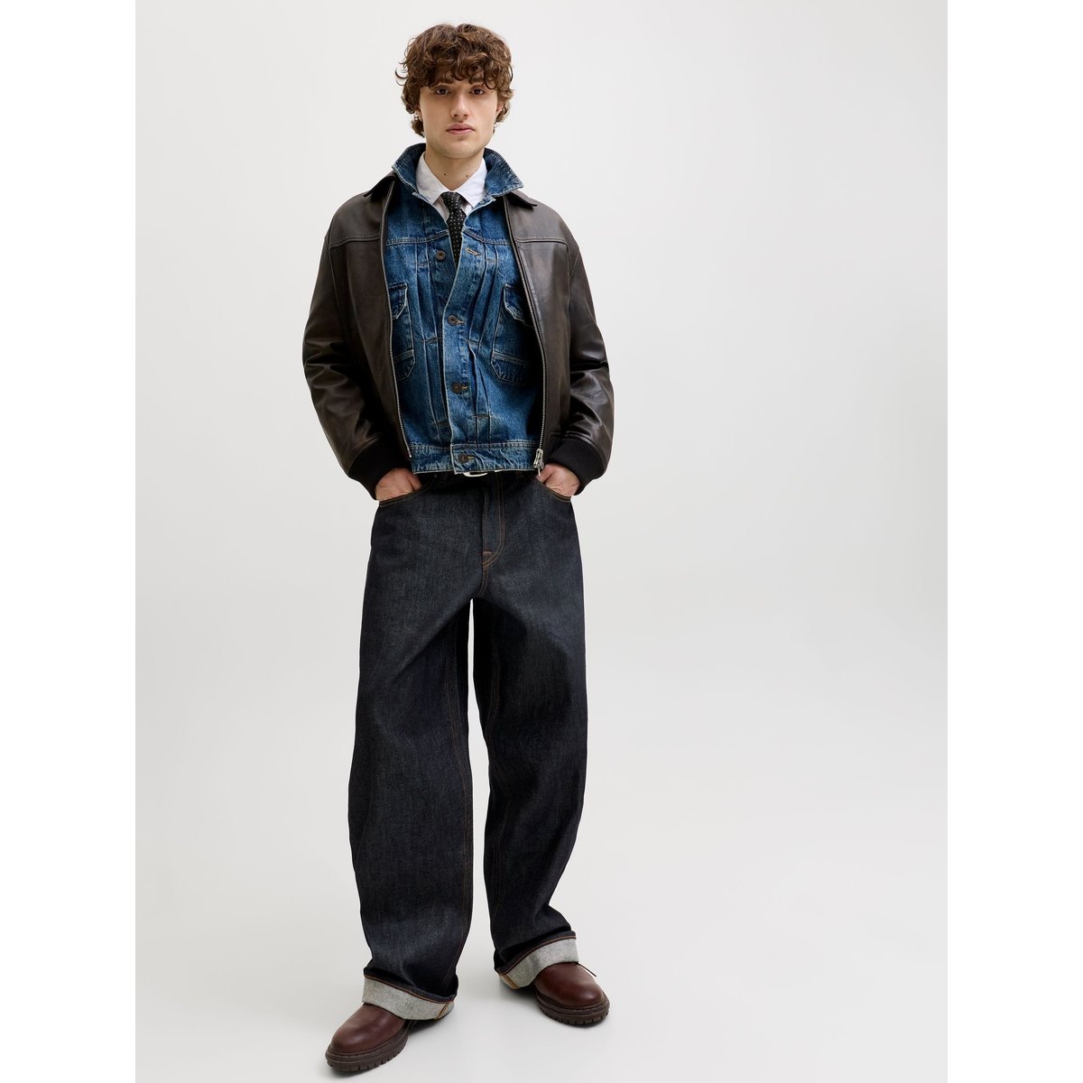 Jean À Coupe Wide blue denim, JACK & JONES
