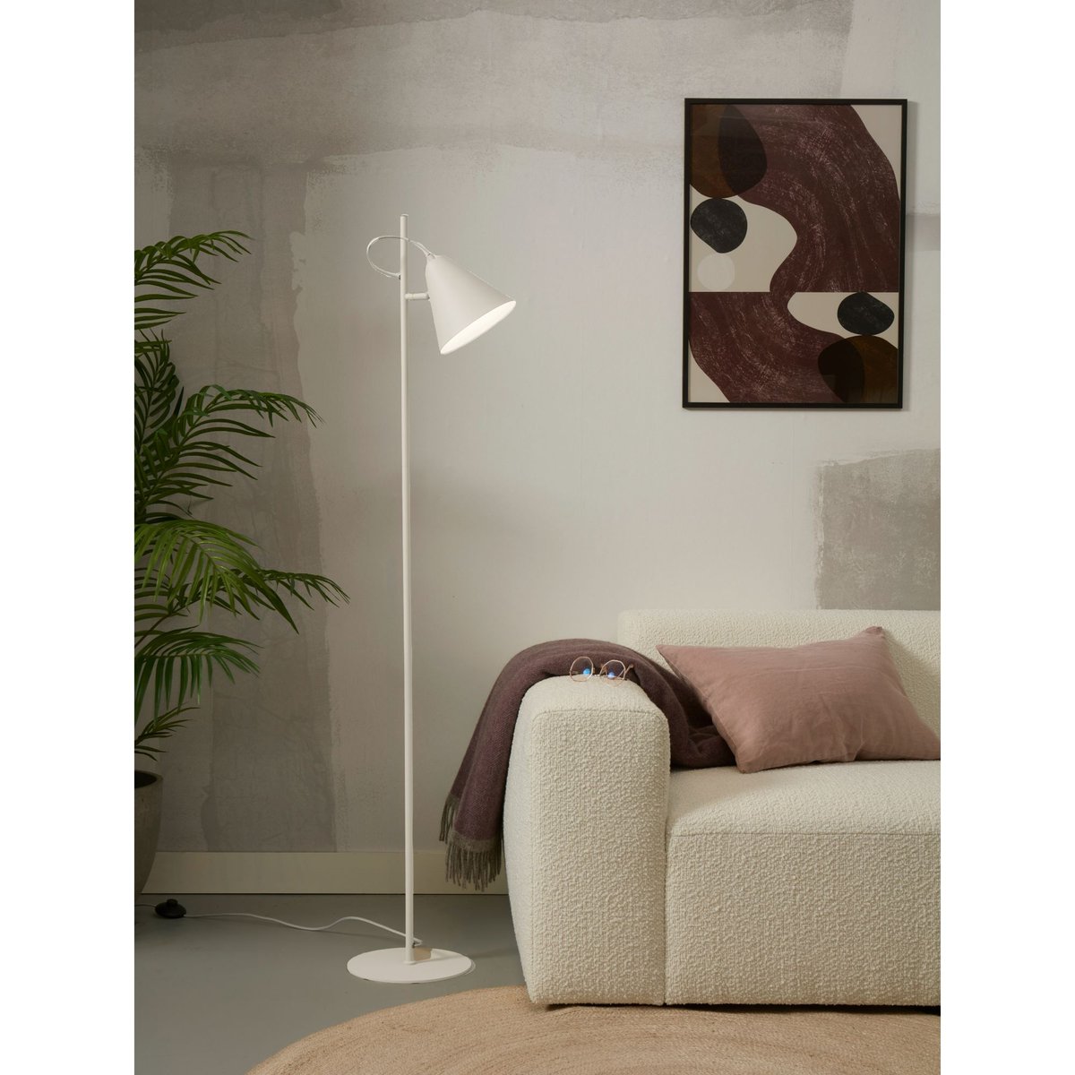 Lampadaire Le fer LISBON blanc, IT'S ABOUT ROMI