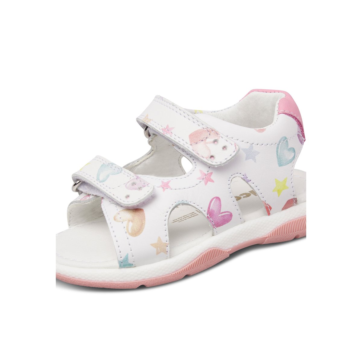 Sandales en cuir WUNNY blanc-rose-, FALCOTTO