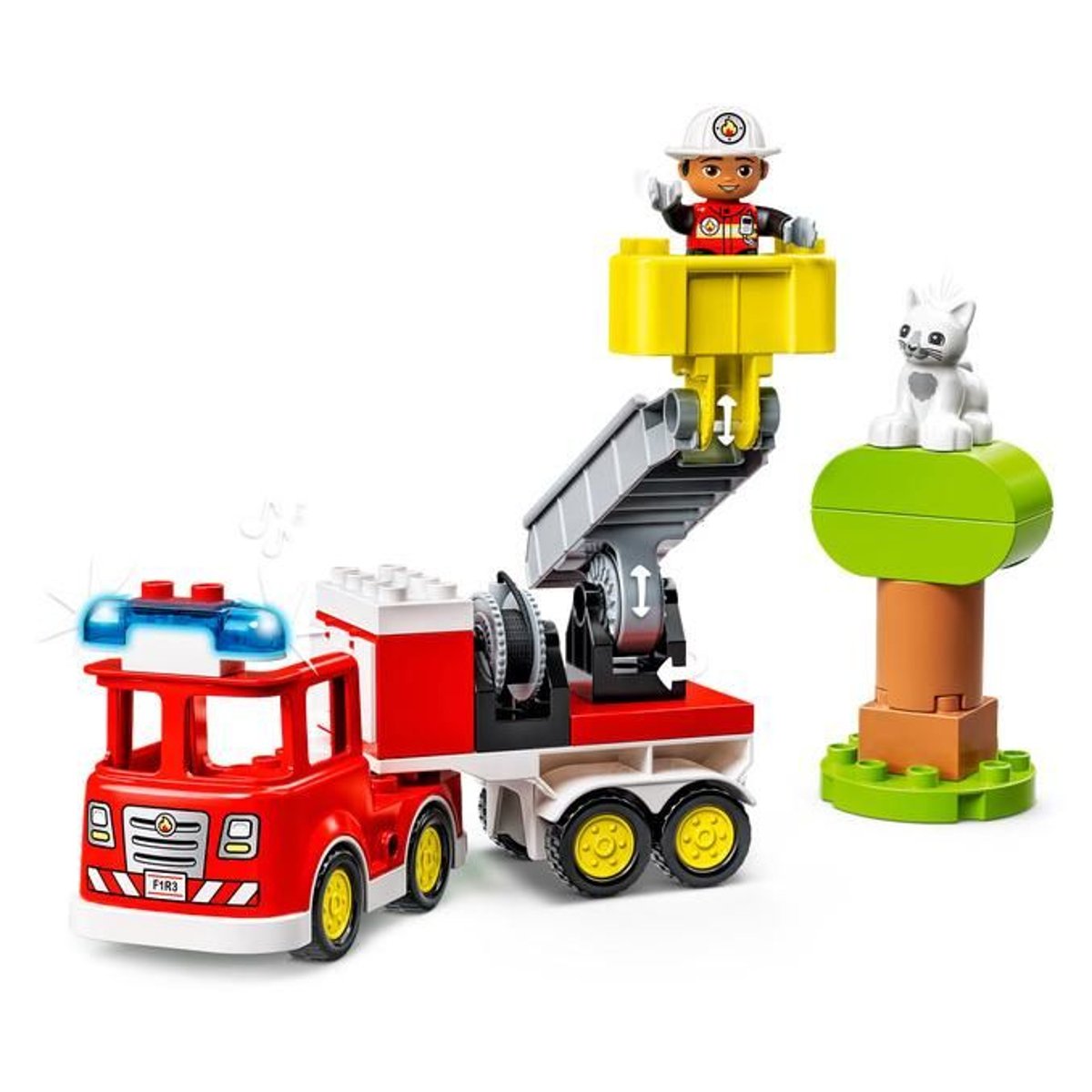 LEGO DUPLO - Camion de Pompiers Aventure - 10969 pour Enfants multicolore, LEGO
