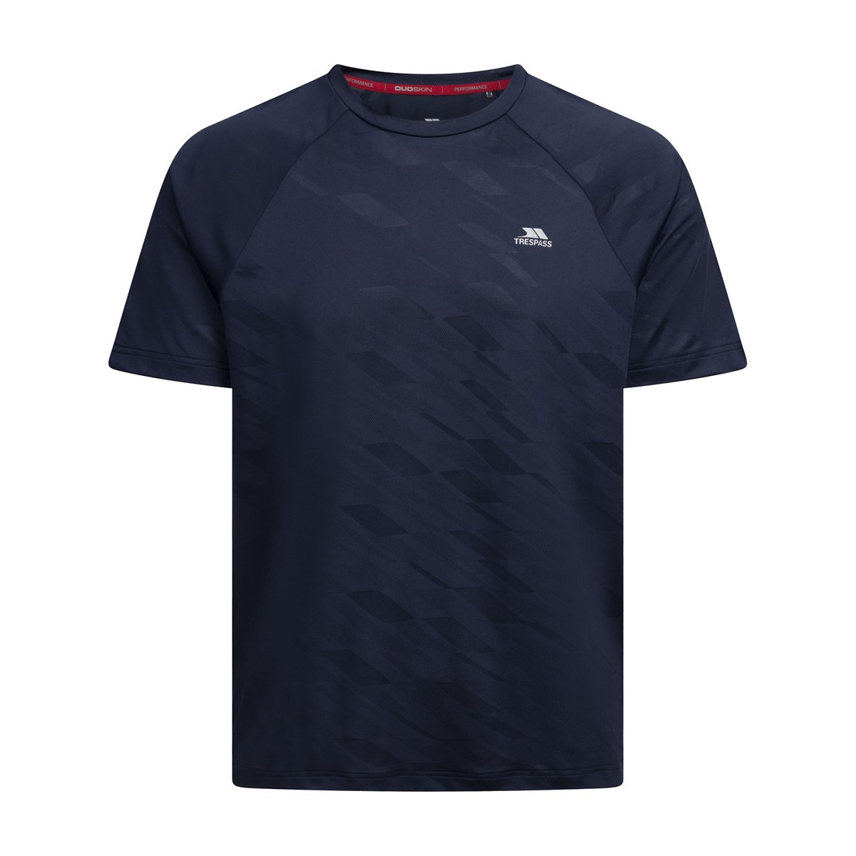 T-shirt de sport uni manches courtes TRILLON orange, TRESPASS