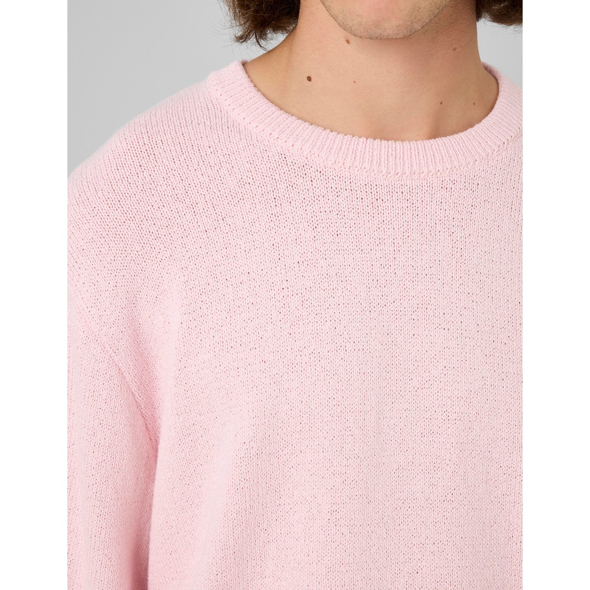 Pull col rond rose, BZB