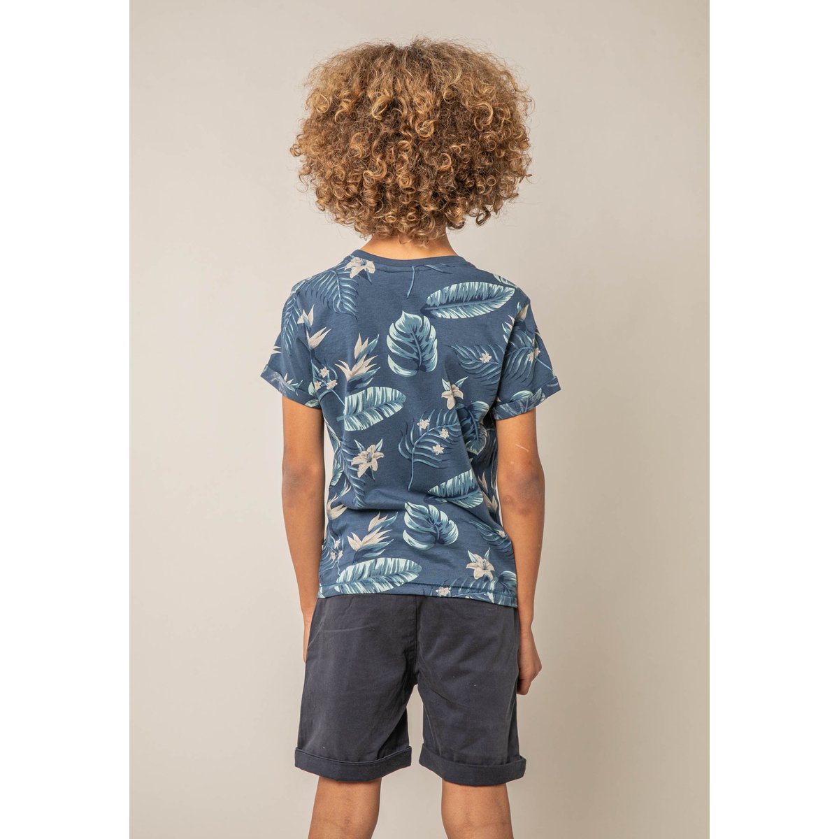 T-shirt garçon coton NUBIE indigo, DEELUXE