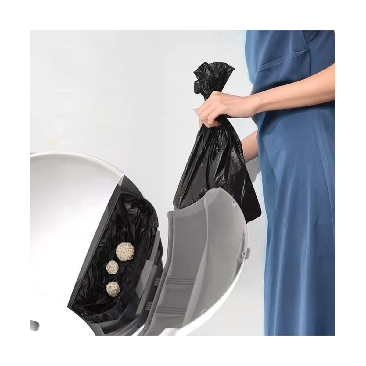 sac à litière 4 rouleaux x30 Catbot K10i couleur unique, EZICLEAN