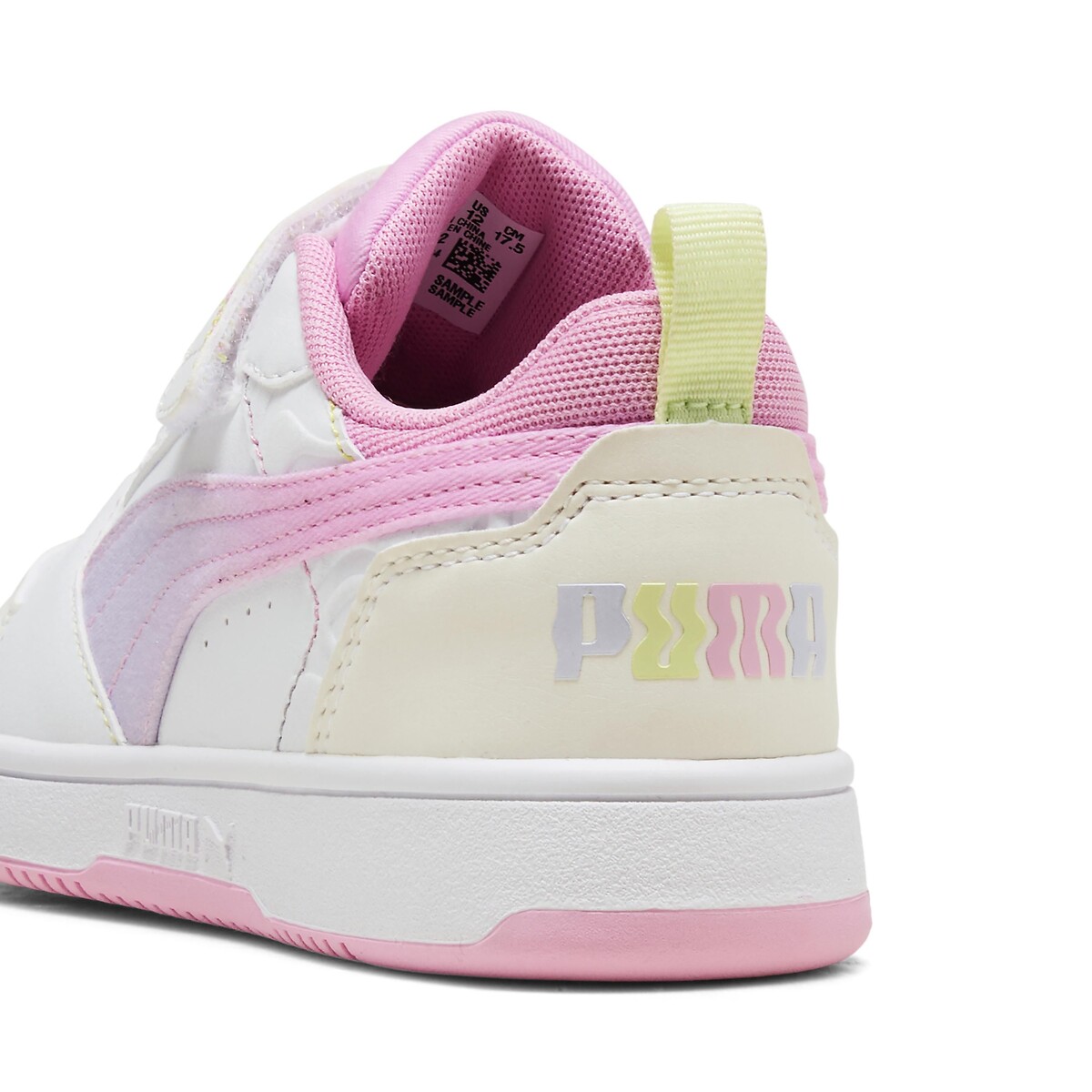Baskets Rebound V6 Lo Come On blanc/rose, PUMA