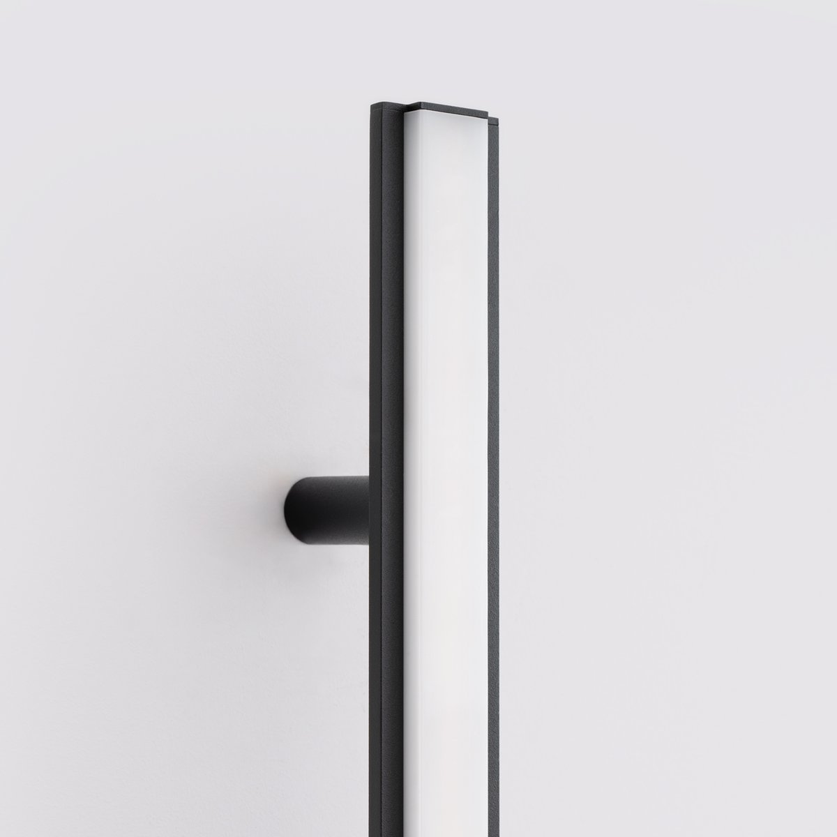 Applique murale Aluminium Noir LED 1 Lagom noir, EDEN