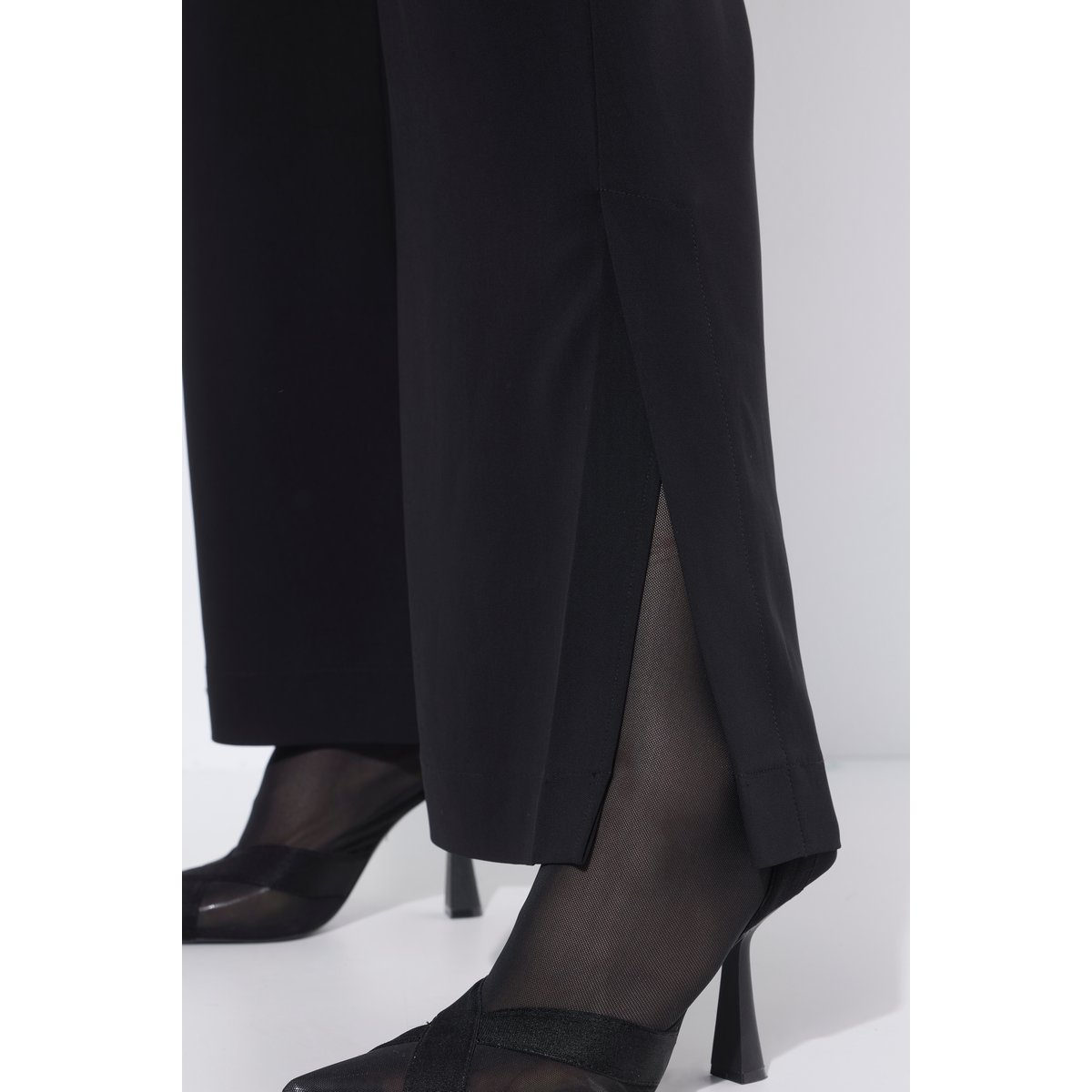Pantalon avec taille confortable noir, ULLA POPKEN