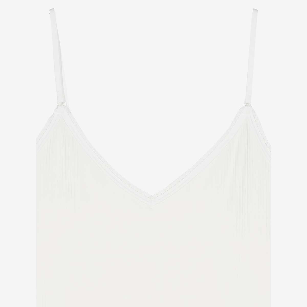 Top en coton mélangé ecru, BENSIMON