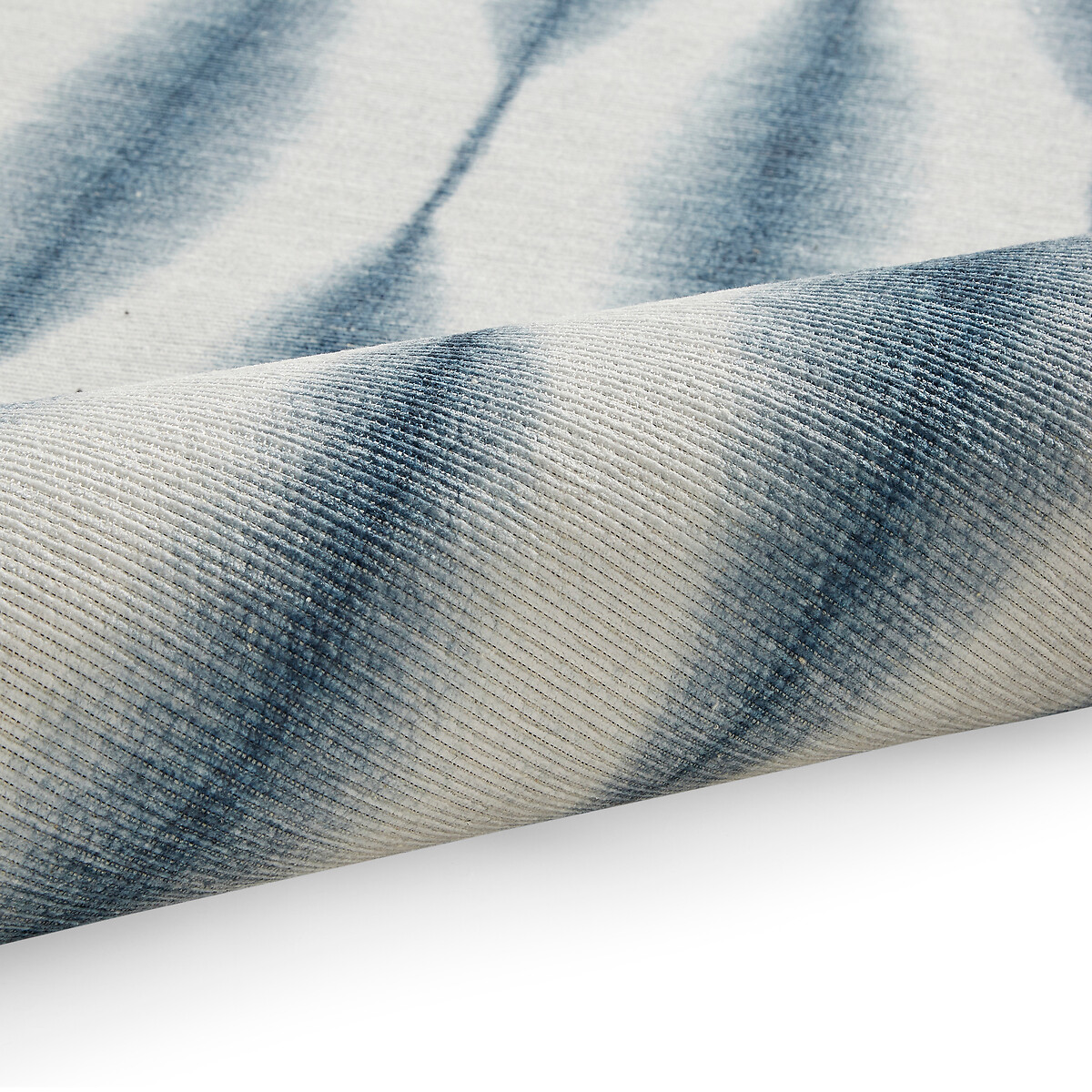 Kasuri Washable Runner Rug midnight blue, SCION